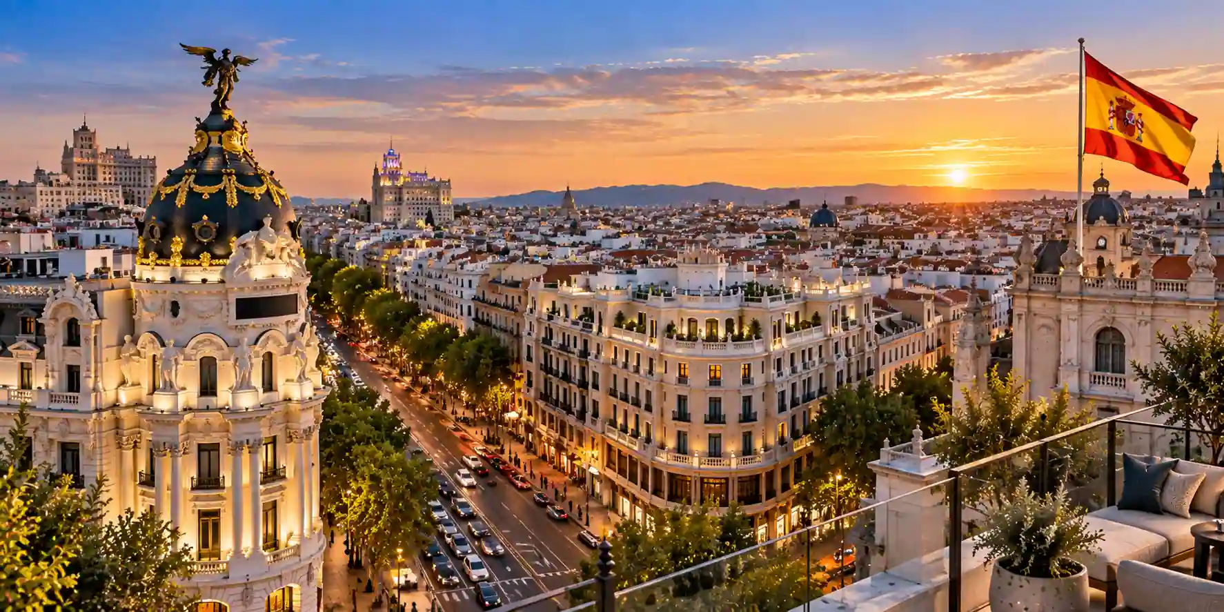 Illustrative lifestyle imagery for Madrid Properties